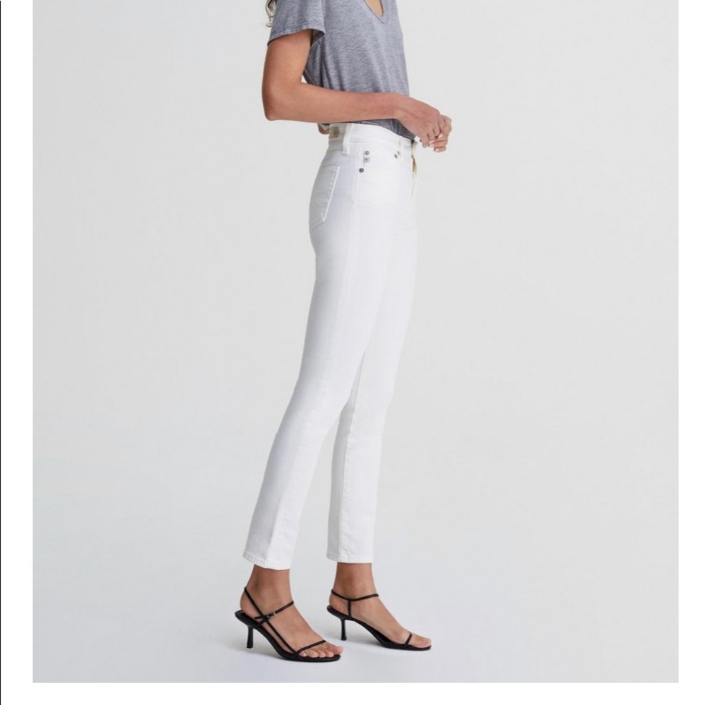 NWT AG the Mari high rise straight jeans